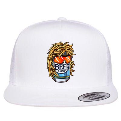 Funny Beer Drinking Funny Redneck Mullet Flatbill Hat