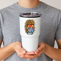 Funny Beer Drinking Funny Redneck Mullet Tumbler