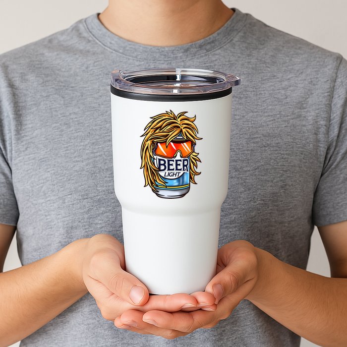 Funny Beer Drinking Funny Redneck Mullet Tumbler