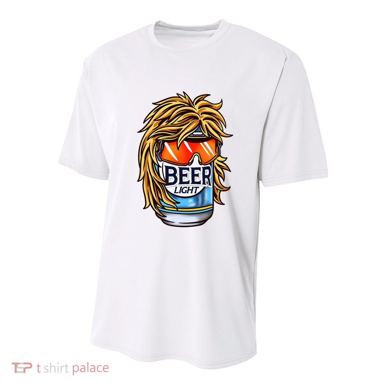 Funny Beer Drinking Funny Redneck Mullet Youth Performance Sprint T-Shirt