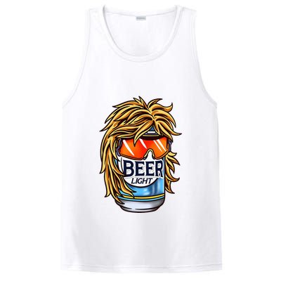 Funny Beer Drinking Funny Redneck Mullet PosiCharge Competitor Tank