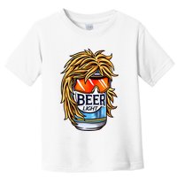 Funny Beer Drinking Funny Redneck Mullet Toddler T-Shirt
