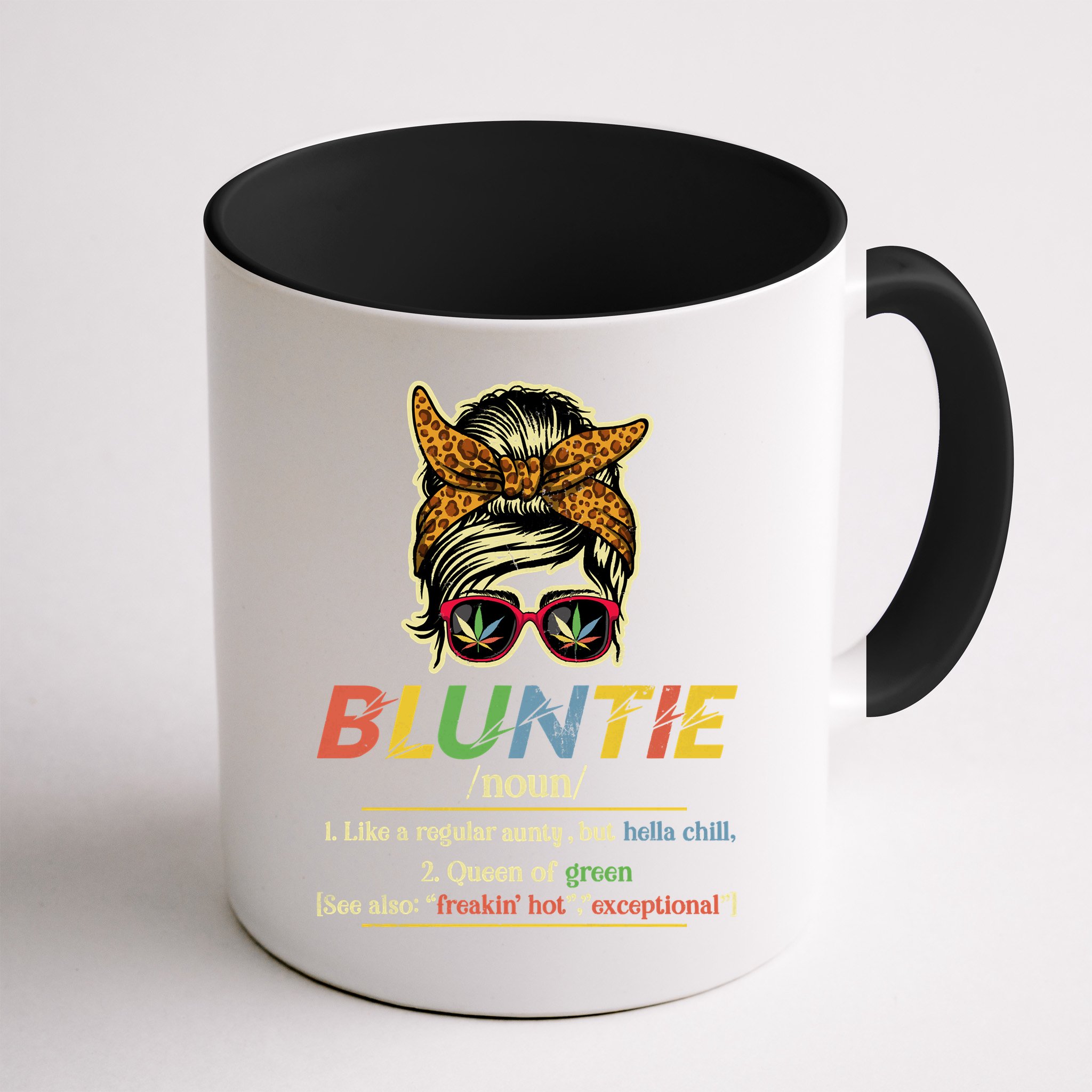 Funny Bluntie Definition Stoner Aunt Auntie Weed Marijuana Pot Smoker Mug