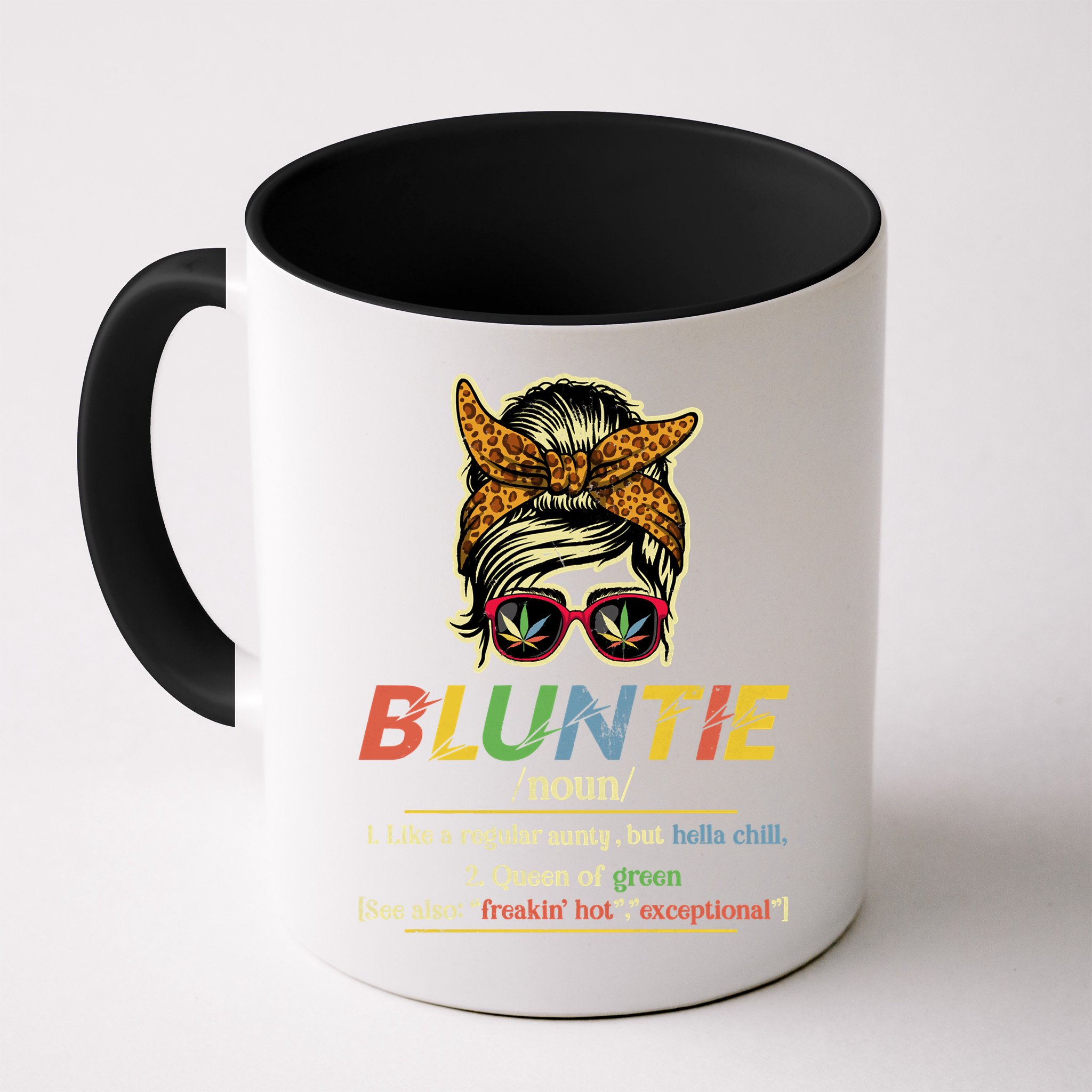 Funny Bluntie Definition Stoner Aunt Auntie Weed Marijuana Pot Smoker Mug