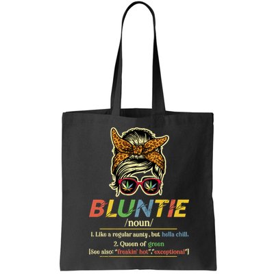 Funny Bluntie Definition Stoner Aunt Auntie Weed Marijuana Pot Smoker Bag