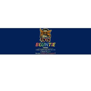 Funny Bluntie Definition Stoner Aunt Auntie Weed Marijuana Pot Smoker Bumper Sticker