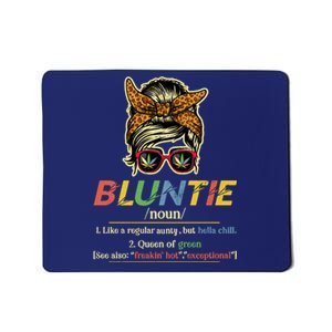 Funny Bluntie Definition Stoner Aunt Auntie Weed Marijuana Pot Smoker Mousepad