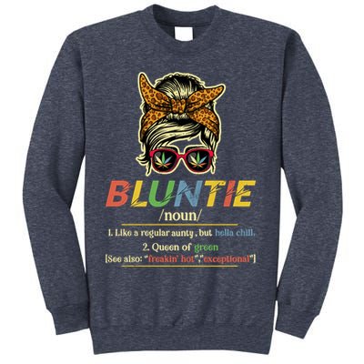 Funny Bluntie Definition Stoner Aunt Auntie Weed Marijuana Pot Smoker Sweatshirt