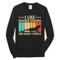 Funny Bearded Dragon Design Pogona Reptile Lover Tall Long Sleeve T-Shirt