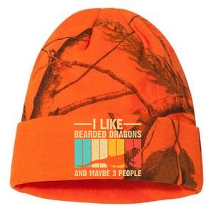 Funny Bearded Dragon Design Pogona Reptile Lover Kati Licensed 12" Camo Beanie