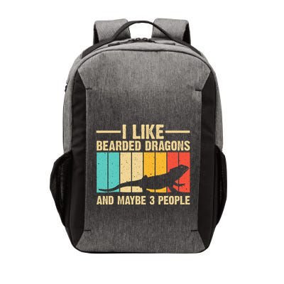 Funny Bearded Dragon Design Pogona Reptile Lover Vector Backpack