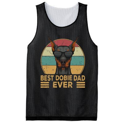 funny Best Dobie Dad Ever Doberman Dog Owner Mesh Reversible Basketball Jersey Tank