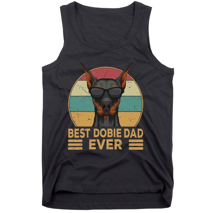 funny Best Dobie Dad Ever Doberman Dog Owner Tank Top