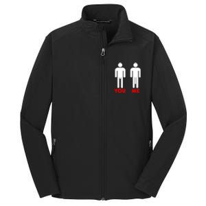 Funny Big Dick Cock Gift Funny Sex Gift For Men Core Soft Shell Jacket