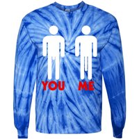 Funny Big Dick Cock Gift Funny Sex Gift For Men Tie-Dye Long Sleeve Shirt