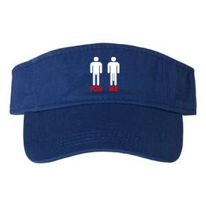 Funny Big Dick Cock Gift Funny Sex Gift For Men Valucap Bio-Washed Visor