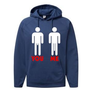 Funny Big Dick Cock Gift Funny Sex Gift For Men Performance Fleece Hoodie