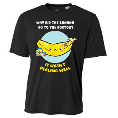 Funny Banana Doctor Joke Cute Fruit Pun Cooling Performance Crew T-Shirt