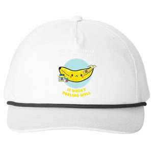 Funny Banana Doctor Joke Cute Fruit Pun Snapback Five-Panel Rope Hat