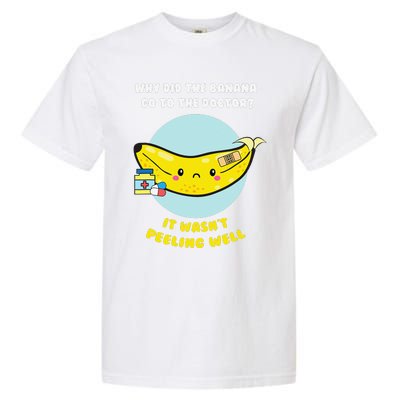 Funny Banana Doctor Joke Cute Fruit Pun Garment-Dyed Heavyweight T-Shirt