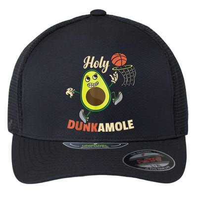 Funny Basketball Dunk Flexfit Unipanel Trucker Cap