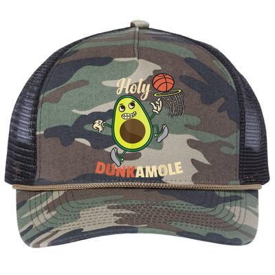 Funny Basketball Dunk Retro Rope Trucker Hat Cap