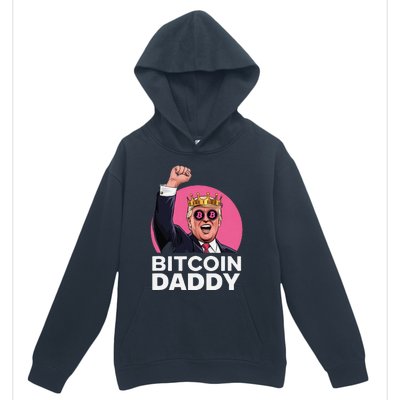 Funny Bitcoin Daddy Trump Crypto King ILl Be Home Christmas Urban Pullover Hoodie