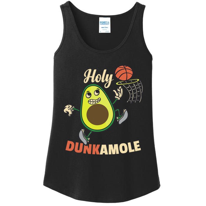 Funny Basketball Dunk Ladies Essential Tank