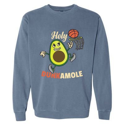 Funny Basketball Dunk Garment-Dyed Sweatshirt