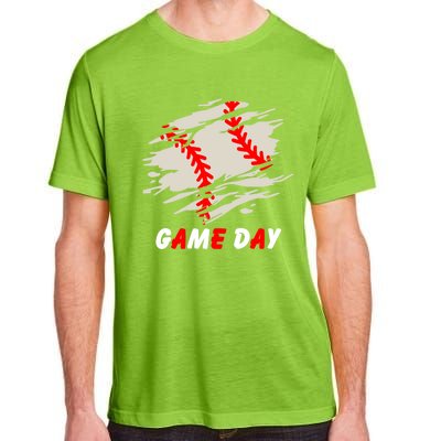 Funny Baseball Day Quote Cool Game Of The Day Gift Adult ChromaSoft Performance T-Shirt