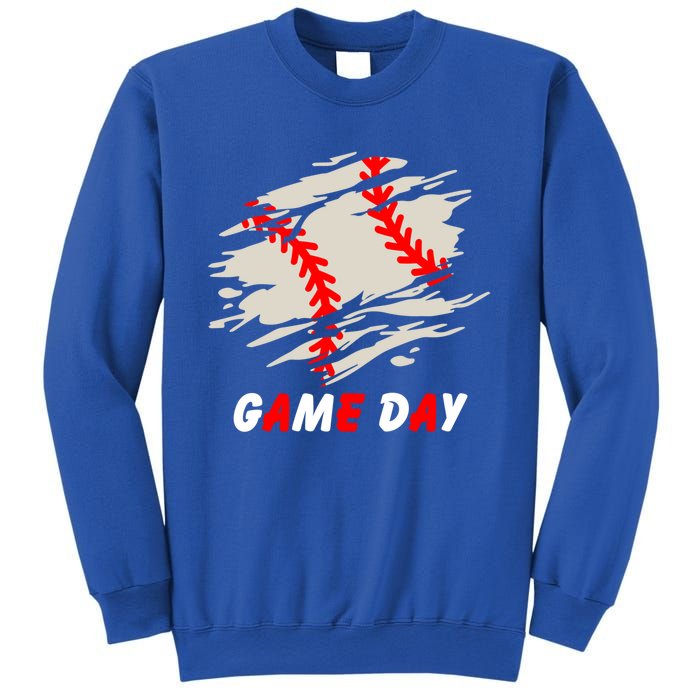 Funny Baseball Day Quote Cool Game Of The Day Gift Sweatshirt