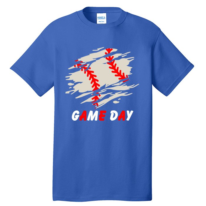 Funny Baseball Day Quote Cool Game Of The Day Gift Tall T-Shirt