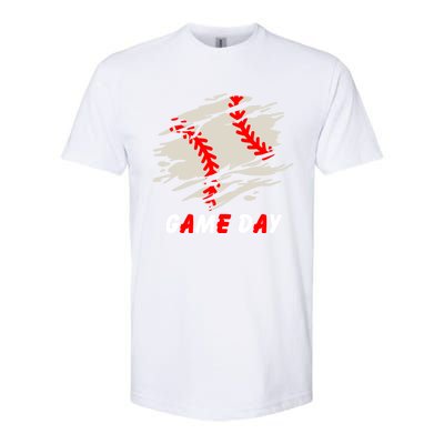 Funny Baseball Day Quote Cool Game Of The Day Gift Softstyle CVC T-Shirt