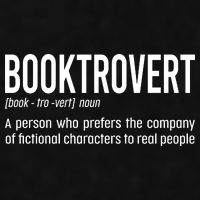 Funny Booktrovert Definition Reading Fan Book Lover Introvert Ladies PosiCharge Tri-Blend Wicking Tank
