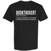Funny Booktrovert Definition Reading Fan Book Lover Introvert Garment-Dyed Heavyweight T-Shirt