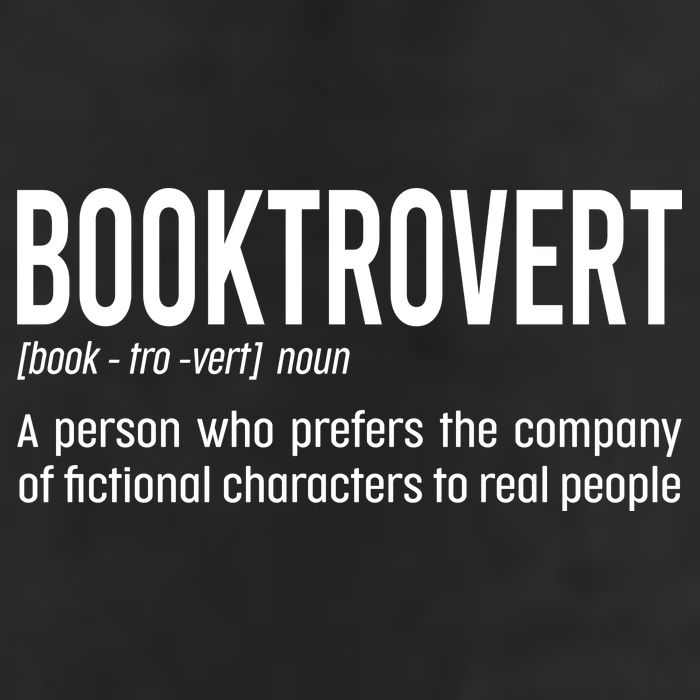 Funny Booktrovert Definition Reading Fan Book Lover Introvert Garment-Dyed Heavyweight T-Shirt