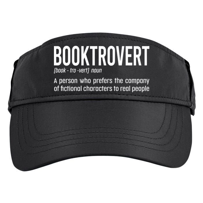 Funny Booktrovert Definition Reading Fan Book Lover Introvert Adult Drive Performance Visor