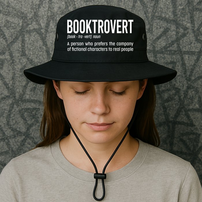 Funny Booktrovert Definition Reading Fan Book Lover Introvert Legacy Cool Fit Booney Bucket Hat