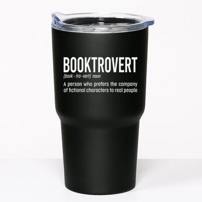 Funny Booktrovert Definition Reading Fan Book Lover Introvert Tumbler