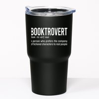 Funny Booktrovert Definition Reading Fan Book Lover Introvert Tumbler