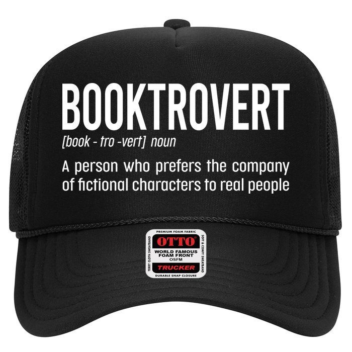 Funny Booktrovert Definition Reading Fan Book Lover Introvert Trucker Hat