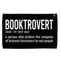 Funny Booktrovert Definition Reading Fan Book Lover Introvert Grommeted Golf Towel