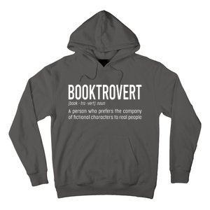 Funny Booktrovert Definition Reading Fan Book Lover Introvert Hoodie