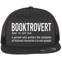 Funny Booktrovert Definition Reading Fan Book Lover Introvert Flatbill Hat