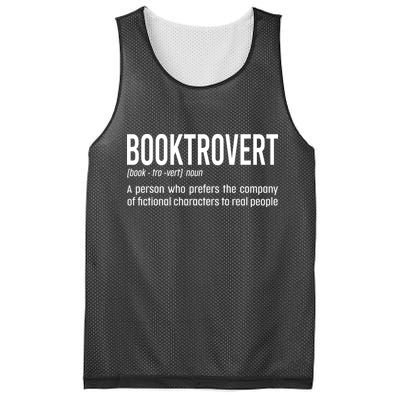 Funny Booktrovert Definition Reading Fan Book Lover Introvert Mesh Reversible Basketball Jersey Tank