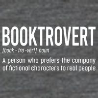 Funny Booktrovert Definition Reading Fan Book Lover Introvert Poster