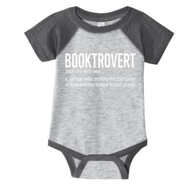 Funny Booktrovert Definition Reading Fan Book Lover Introvert Infant Baby Jersey Bodysuit
