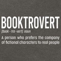 Funny Booktrovert Definition Reading Fan Book Lover Introvert Cotton Canvas Backpack