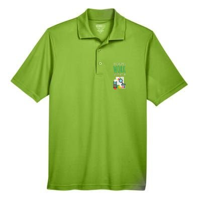 Funny Bank Design Assistant Branch Ager Banking Banker Cute Gift Men's Origin Performance Pique Polo