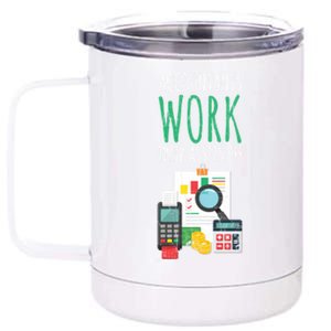 Funny Bank Design Assistant Branch Ager Banking Banker Cute Gift 12 oz Stainless Steel Tumbler Cup